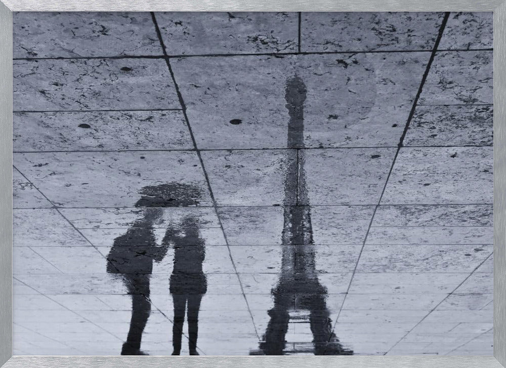 Under the Rain in Paris Poster