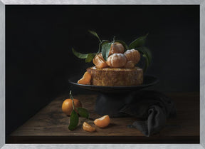 Polenta cake with sweet mandarines Poster