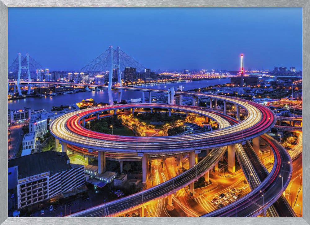 Shanghai Nanpu Bridge Poster