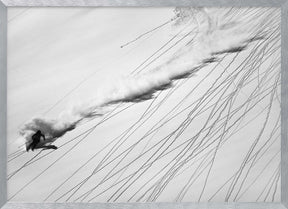 Skiing Powder Poster