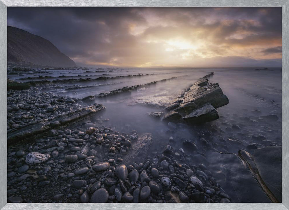 Barrika sunset Poster