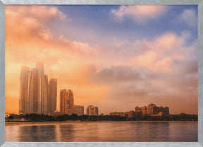 Etihad Towers &amp; Emirates Palace, Abu Dhabi, UAE Poster