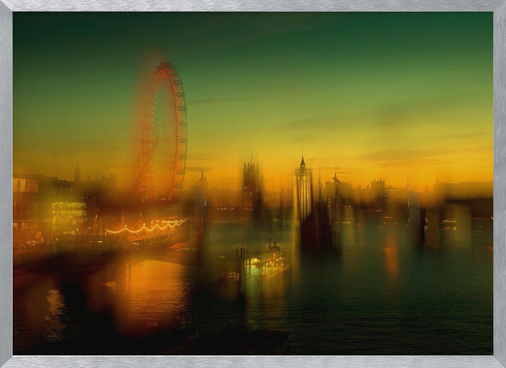 London at Dusk Poster