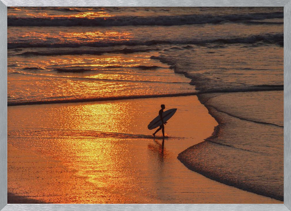 The Sunset Surfer Poster