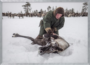 Semyon catches the reindeer Poster