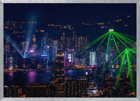 Victoria Harbour Light Show Poster