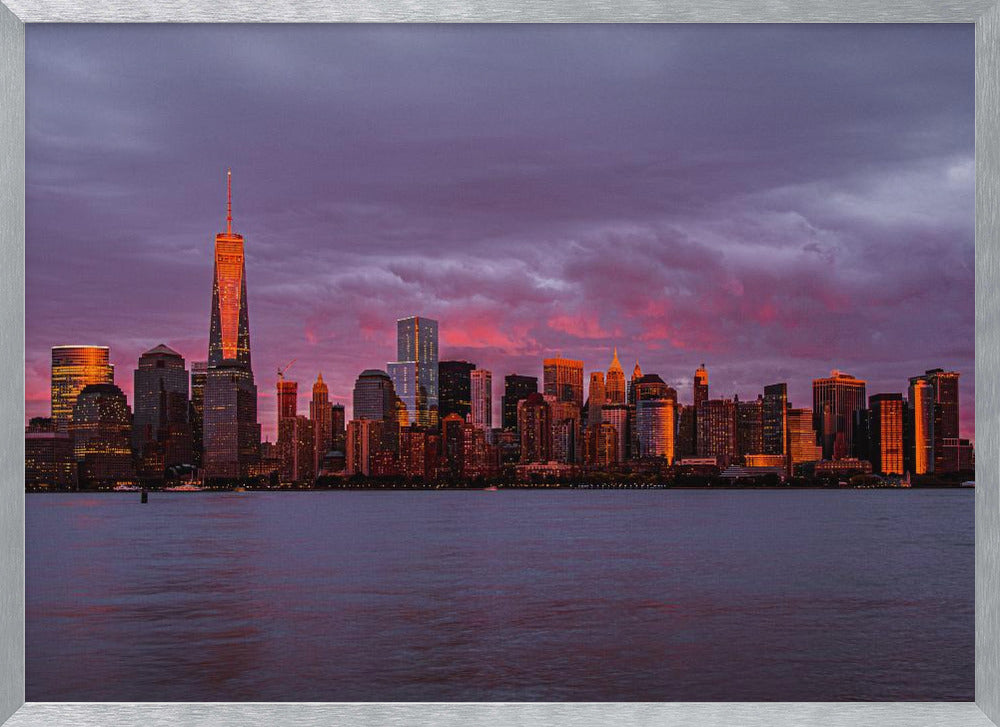 New York City Sunset Poster