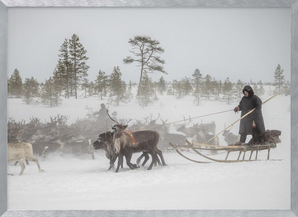 Arkadij and Kostya are riding the herd Poster