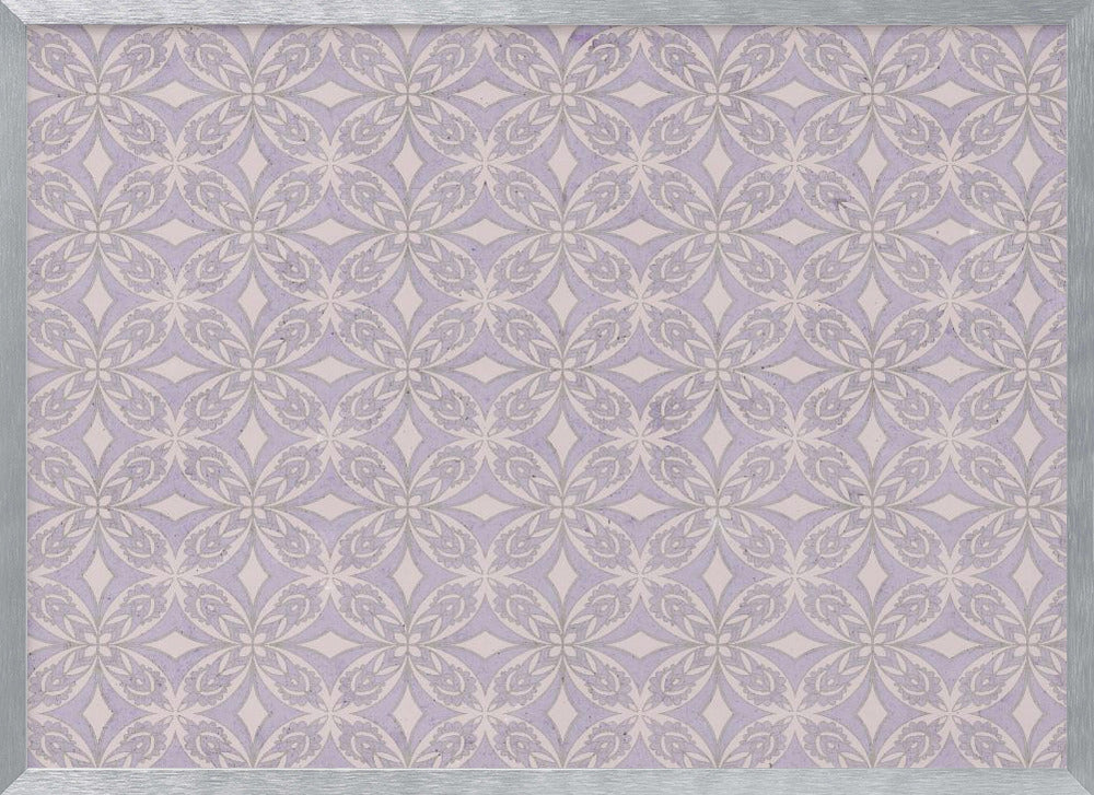 Purple Tiles Pattern Poster