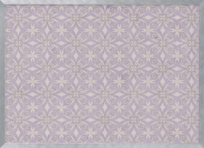 Purple Tiles Pattern Poster