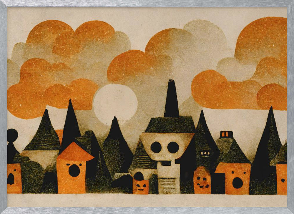 Spooky Wooky Village Poster