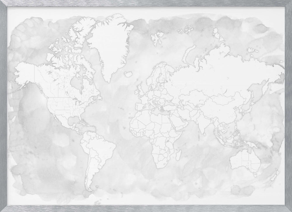 Xandi world map Poster