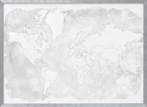 Xandi world map Poster