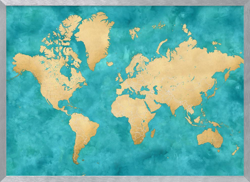 Lexy world map Poster