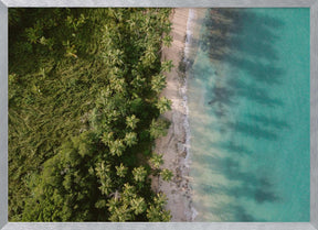 Green Beach from Above 2 Poster