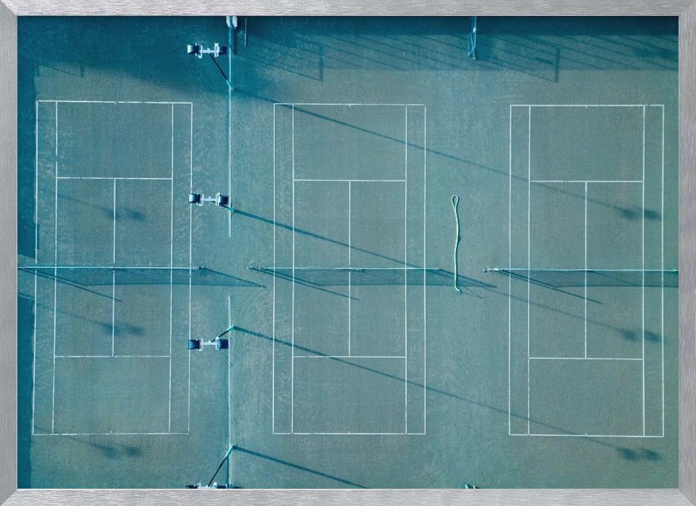 Tennis Court Geen 1 Poster