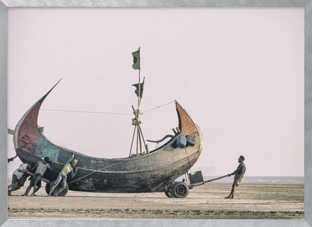 Barge Haulers on the Cox's Bazar Poster