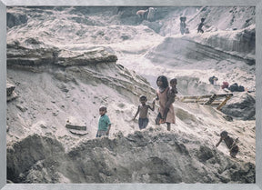 Children from the quarry in Jaflong Poster