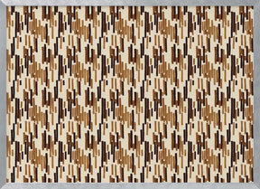 Brown Stripes Pattern Poster