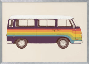 Van Rainbow Poster