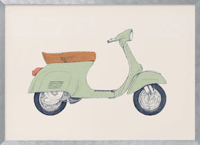 Vespa Print Poster