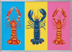 Lobster Langoustines Pop Art Poster