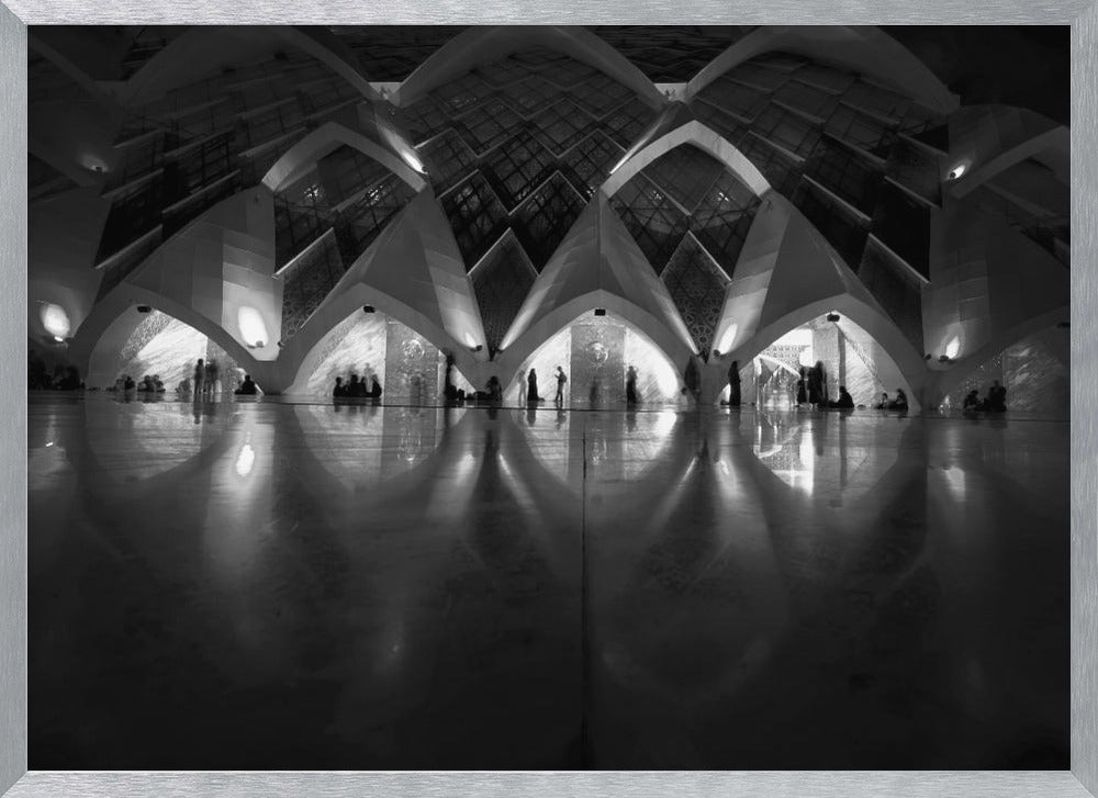 Archs of Al Jabbar Mosque Poster