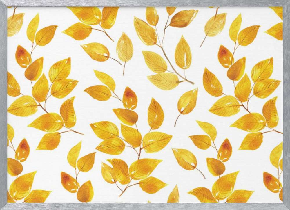 Curvy leaves Poster