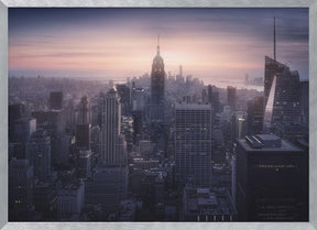 Manhattan going into the night Poster