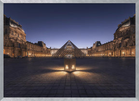 Dark Louvre Poster