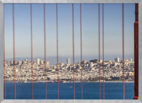 Golden Gate Bridge Panoramic View Poster