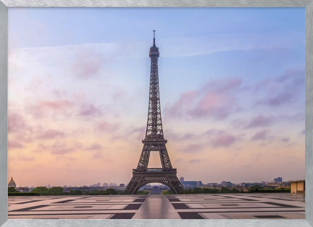 Eiffel Tower Sunrise Poster