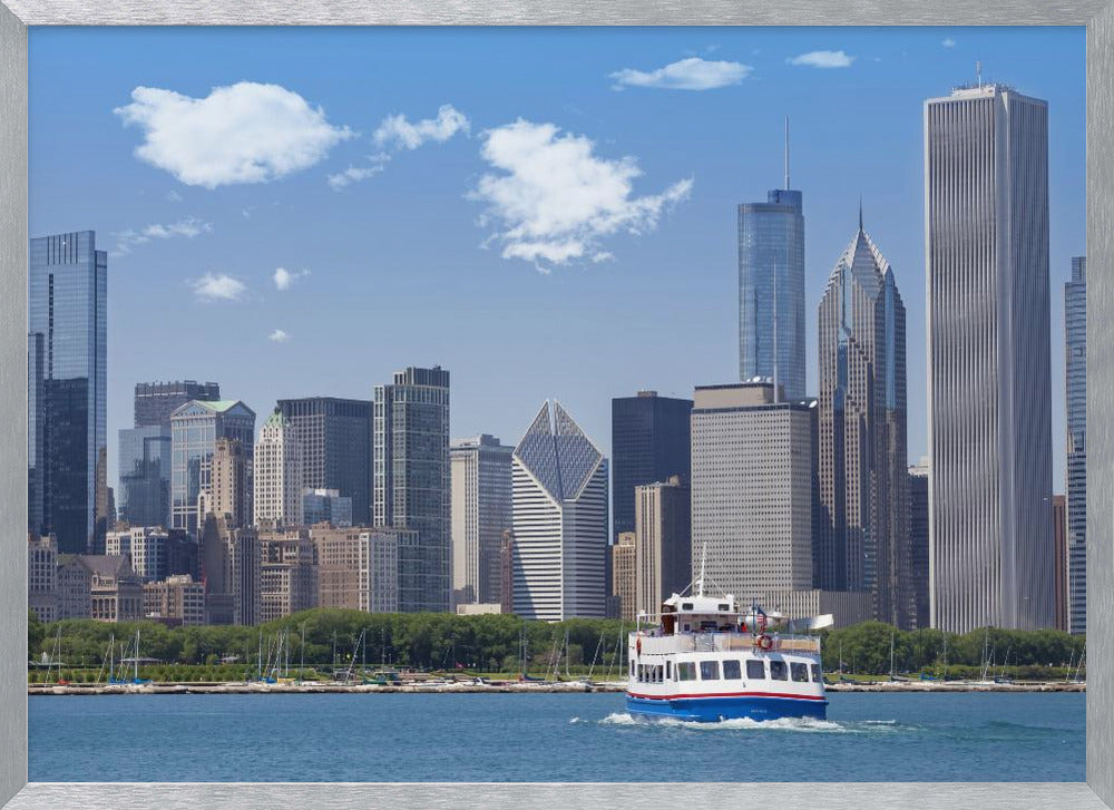 CHICAGO Skyline Poster