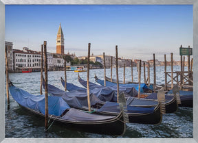 VENICE Grand Canal and St Mark&#039;s Campanile Poster