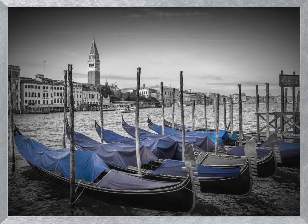 VENICE Grand Canal and St Mark&#039;s Campanile Poster