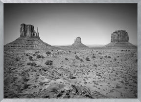 Monument Valley | Monochrome Poster