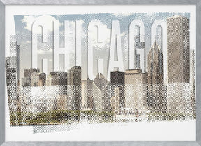 CHICAGO Skyline | Vintage Poster