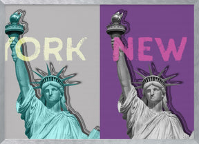 POP ART Statue of Liberty IV Poster