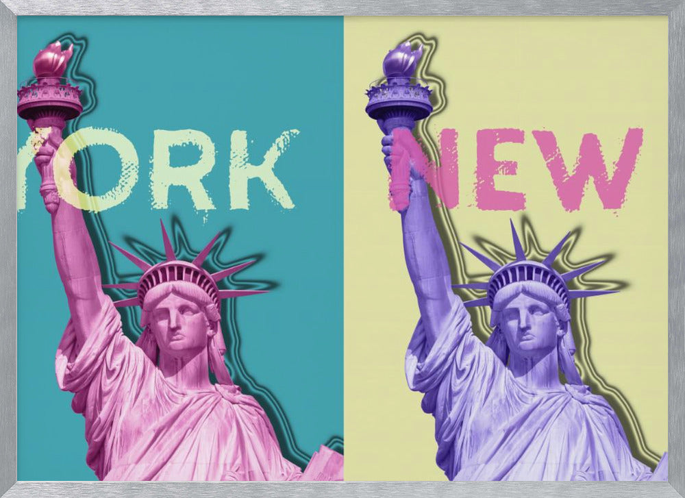 POP ART Statue of Liberty III Poster