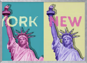 POP ART Statue of Liberty III Poster