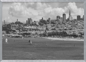 San Francisco Skyline | Monochrome Poster