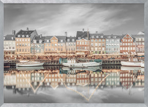 COPENHAGEN VINTAGE Nyhavn Idyllic Evening Impression Poster