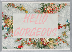 Hellogorgeousbluefloral Ratio2x3 Poster