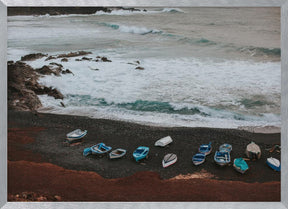 Black Sand Beach Poster