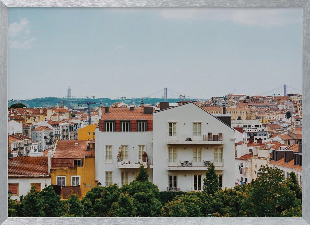 Lisboa Cityscape Poster