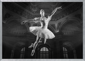 BallerineSaut-BW Poster