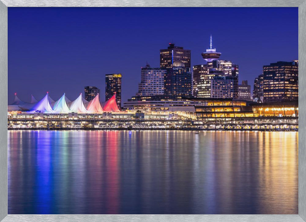 Charming Evening Impression from Vancouver Poster