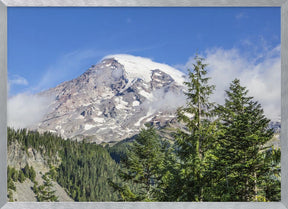 Striking Mount Rainier Poster