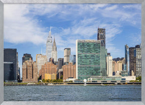 NEW YORK CITY East River Skyline Poster