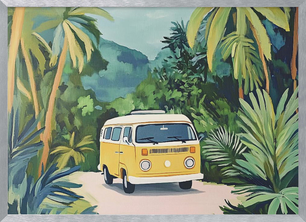 Vintage Camper Van Poster